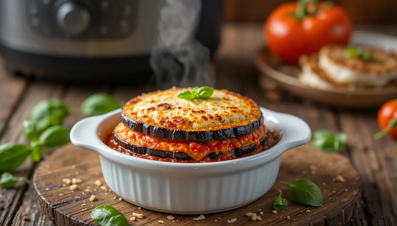 aubergine parmigiana air fryer ninja