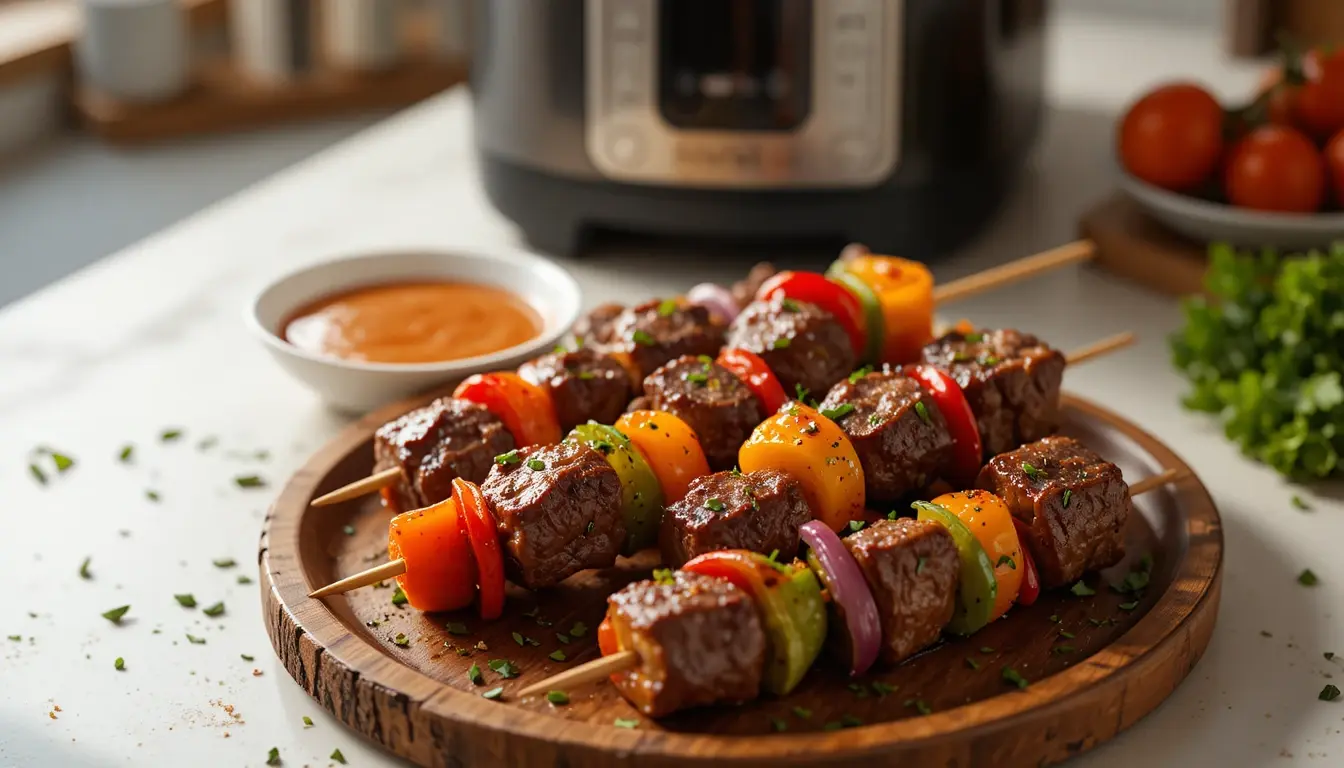 brochette de bœuf air fryer ninja