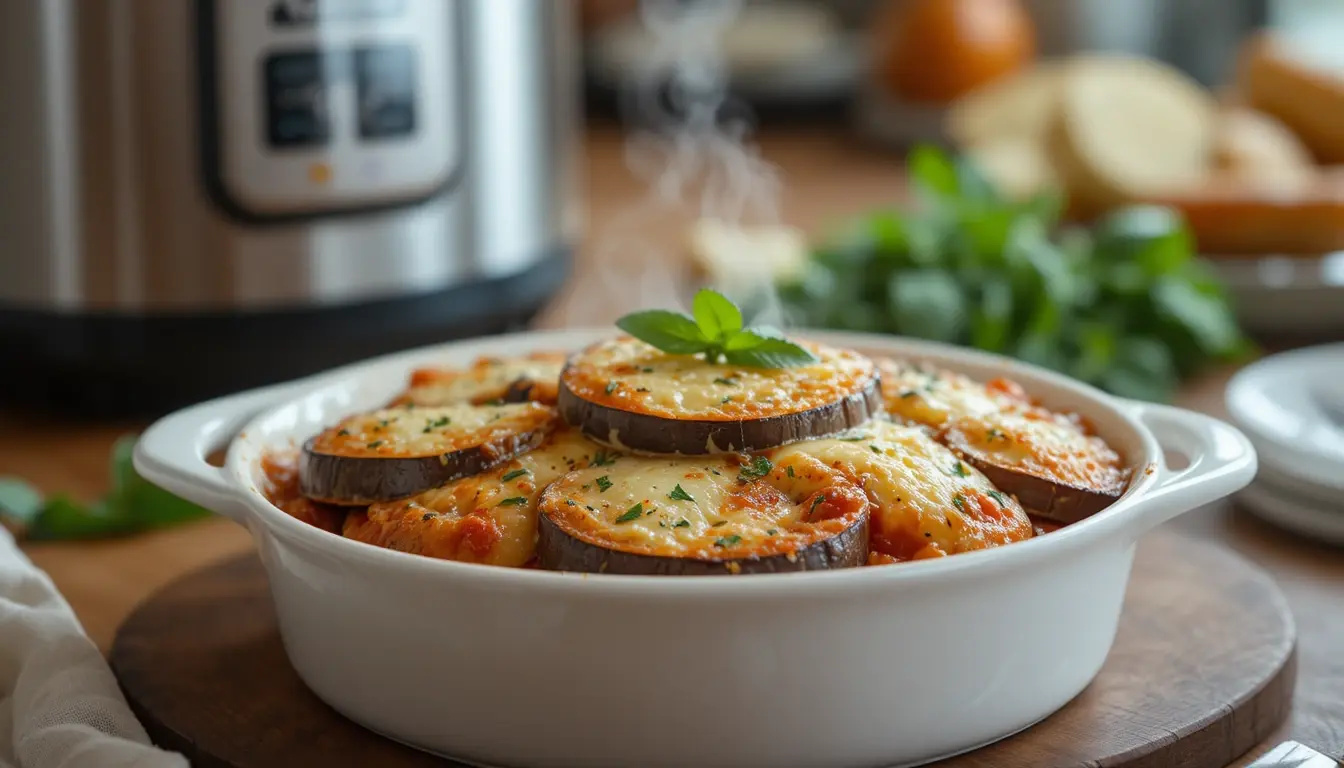 gratin aubergine air fryer ninja