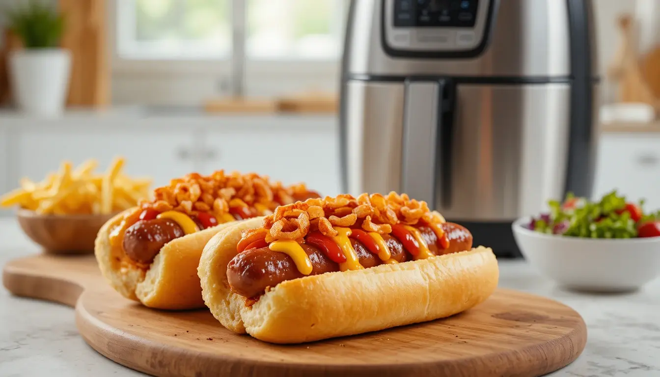 hot dog air fryer ninja