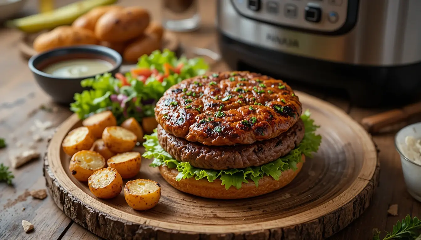 steak haché air fryer ninja